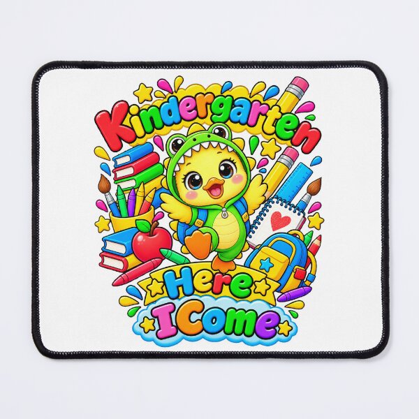 Item preview, Cute Dinosaur Duck Kindergarten Here I Come designed and sold by QuiteOrbit.