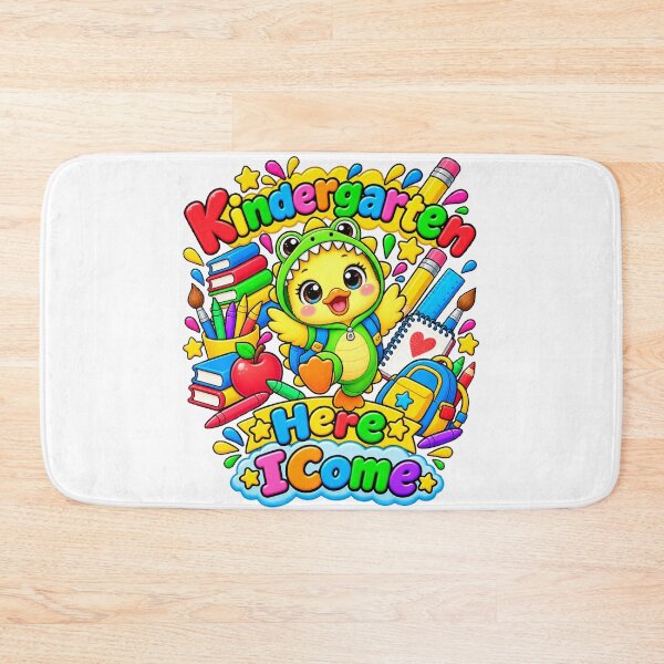 Item preview, Cute Dinosaur Duck Kindergarten Here I Come designed and sold by QuiteOrbit.
