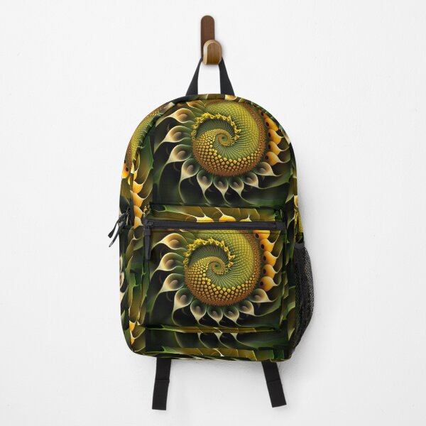 Item preview, Olive Green Sunflower Seed Spiral designed and sold by RAGANADesign.