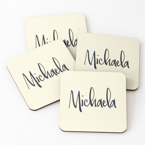 Item preview, MICHAELA personalized type design designed and sold by CharlottePlaceArt.
