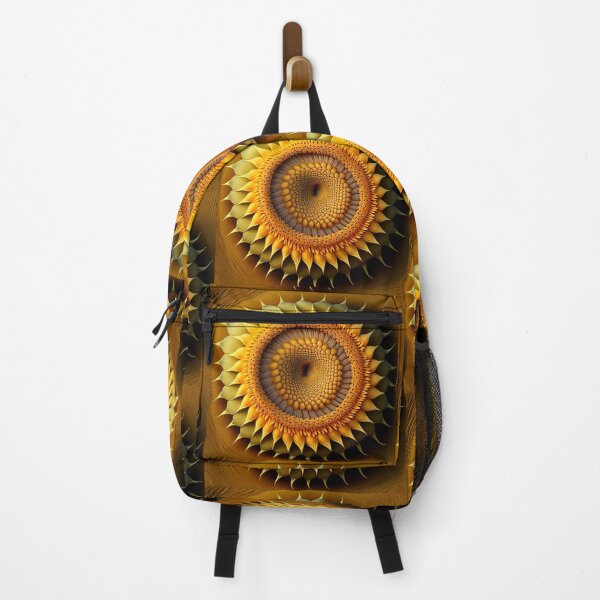 Item preview, Amber Sunflower on Warm Brown designed and sold by RAGANADesign.