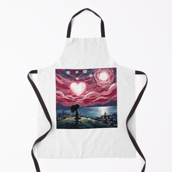Item preview, Snoopy Dreamy Heart Sky Valentine Night Art M | Perfect Gift For You And Friends designed and sold by DariusArtworks.