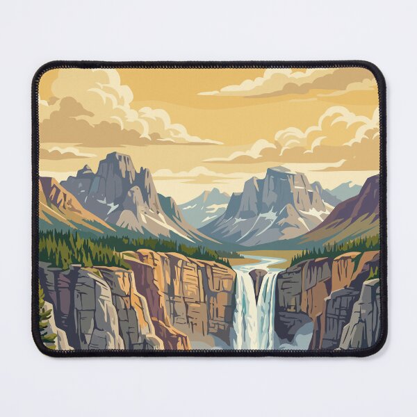 Item preview, Nahanni National Park Canada Travel Vintage designed and sold by RareDeerArt.