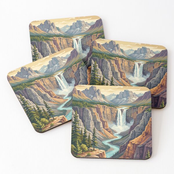 Item preview, Nahanni National Park Canada Travel Vintage designed and sold by RareDeerArt.