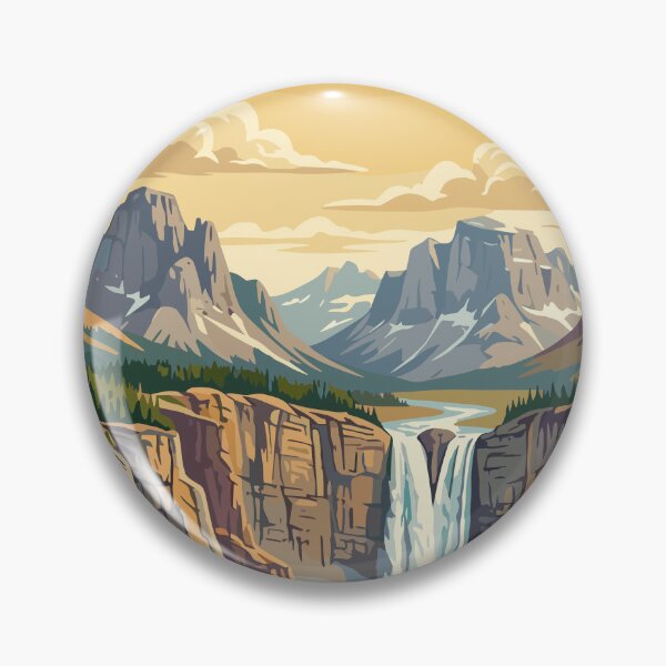 Item preview, Nahanni National Park Canada Travel Vintage designed and sold by RareDeerArt.