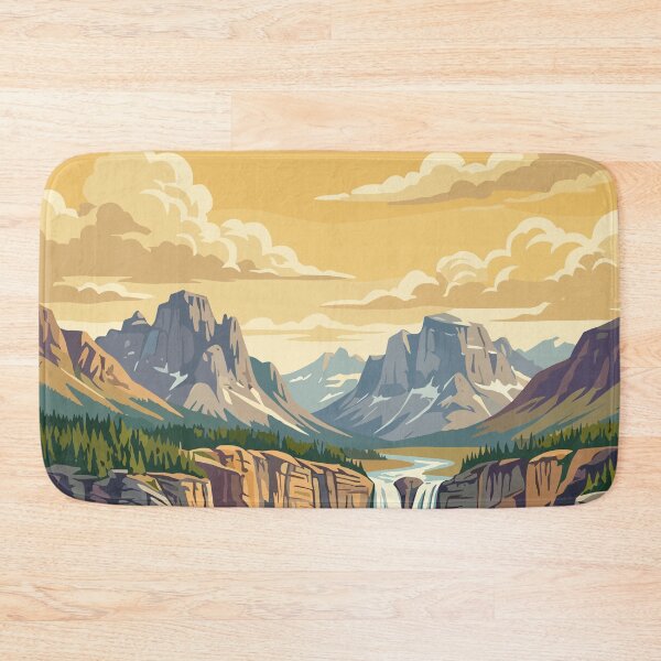 Item preview, Nahanni National Park Canada Travel Vintage designed and sold by RareDeerArt.