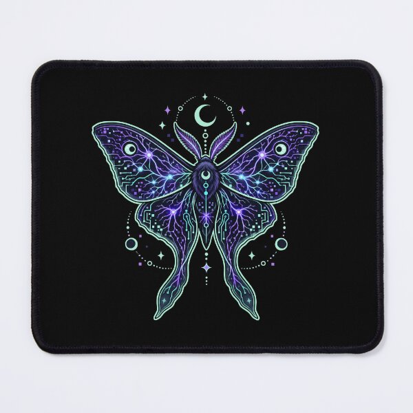 Item preview, Adversarial Synthetic Moth Neural Network Cyberpunk Art designed and sold by Uglyandcute.