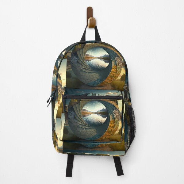 Item preview, Autumn Lake Spiral Landscape designed and sold by RAGANADesign.