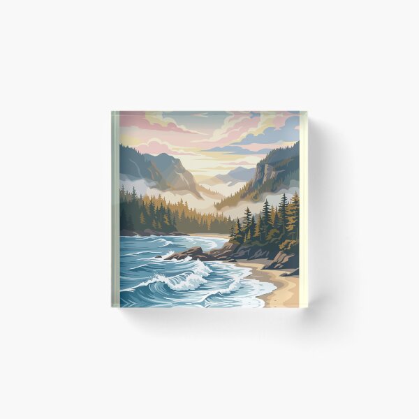 Item preview, Pacific Rim National Park Canada Travel Vintage designed and sold by RareDeerArt.