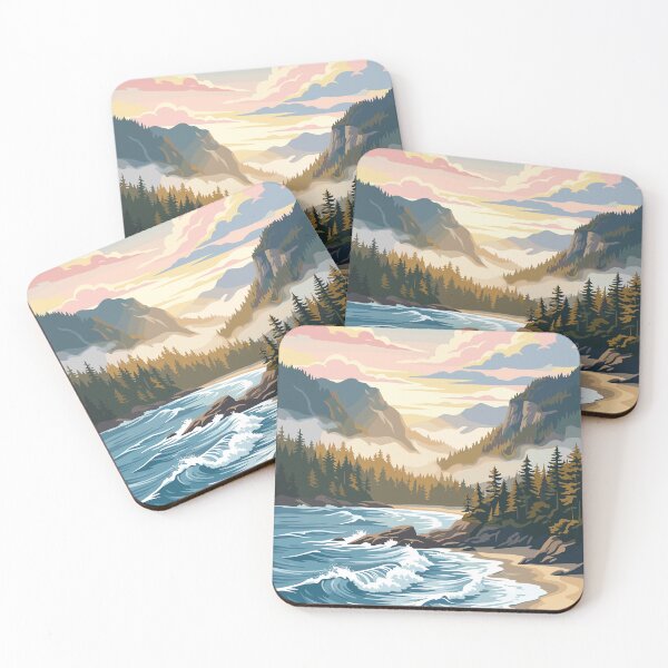 Item preview, Pacific Rim National Park Canada Travel Vintage designed and sold by RareDeerArt.