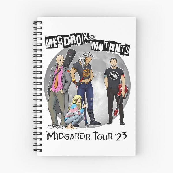 Item preview, Mecdrox and The Mutants Midgardr Tour 2023 Band designed and sold by StuartMooreArt.