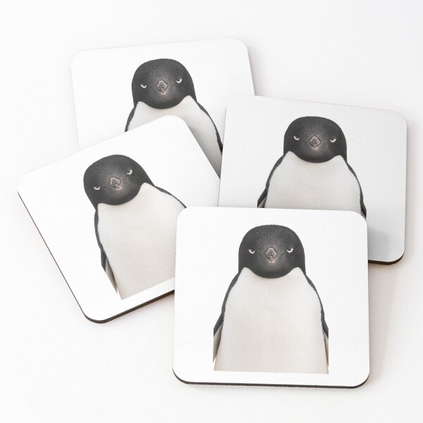 Item preview, Adelie Penguin - Realistic Sleepy Bird Art designed and sold by Helt-enkelt.