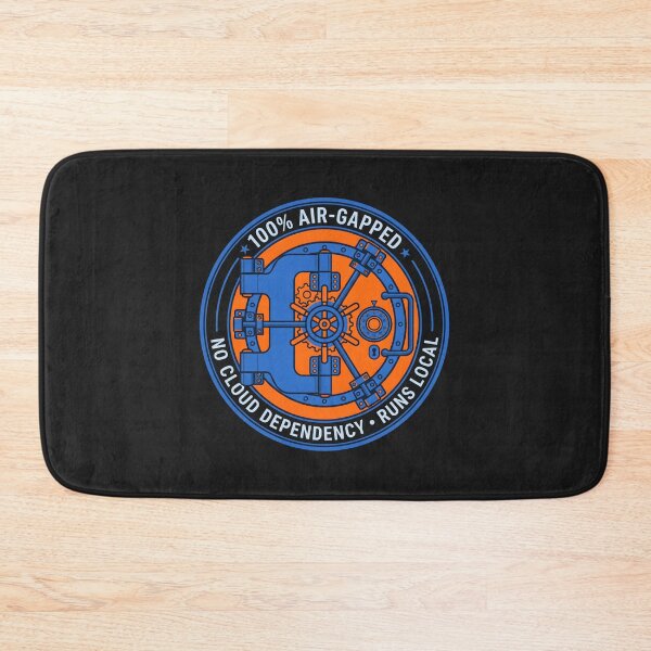 Item preview, 100 Percent Air-Gapped - Cybersecurity Tech Privacy Emblem designed and sold by SplashTastic.