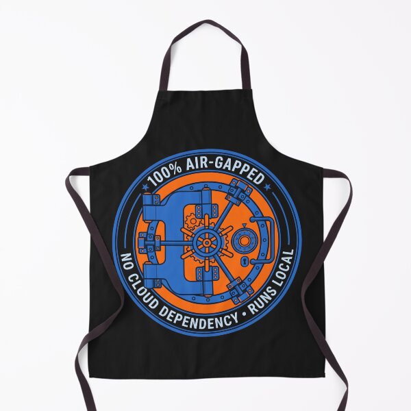 Item preview, 100 Percent Air-Gapped - Cybersecurity Tech Privacy Emblem designed and sold by SplashTastic.