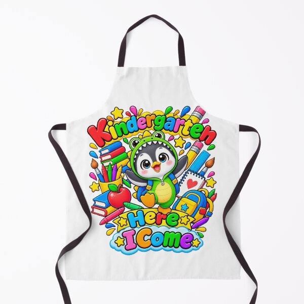 Item preview, Kindergarten Here I Come funny penguin designed and sold by QuiteOrbit.