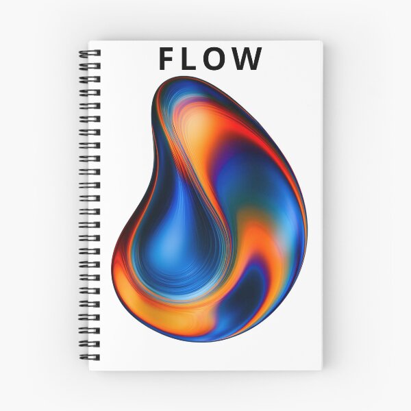 Item preview, Vibrant Abstract Liquid Gradient Drop Illustration designed and sold by TrendyGalaxy.