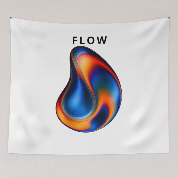 Item preview, Vibrant Abstract Liquid Gradient Drop Illustration designed and sold by TrendyGalaxy.