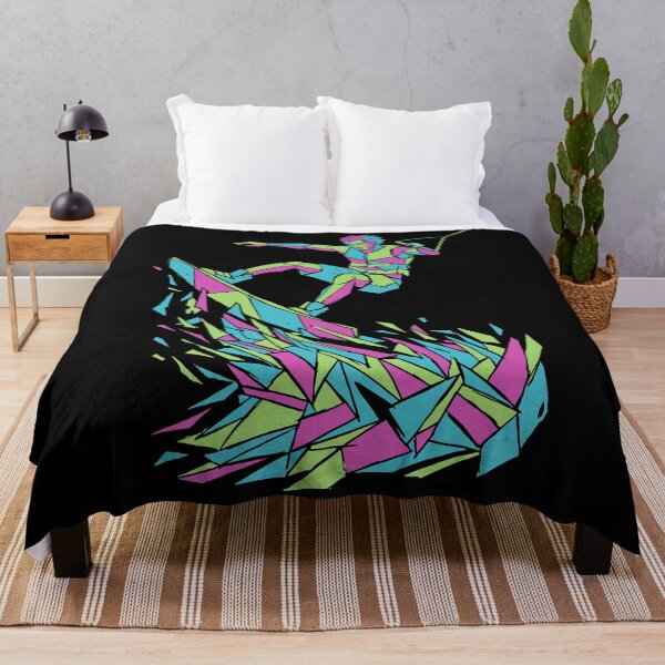 Item preview, Abstract Geometric Wakeboarding Cubist Art designed and sold by farinice.