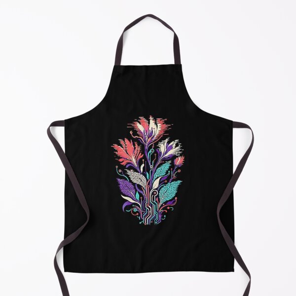 Item preview, Static Garden Glitch Botanical Art designed and sold by Uglyandcute.