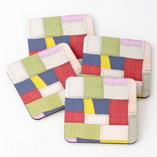Item preview, Colorful Vintage Korean Geometric Quilt designed and sold by AnimaliaStar.