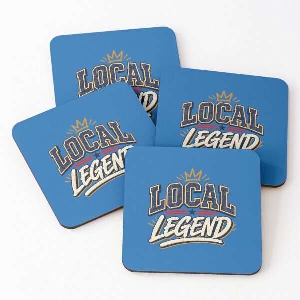 Item preview, Local Legend – Retro College Block Typography Graphic designed and sold by AbstractBEE.