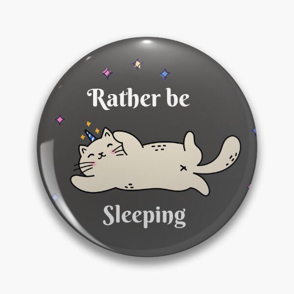 Item preview, Rather be Sleeping, cat  designed and sold by QuirkETee.