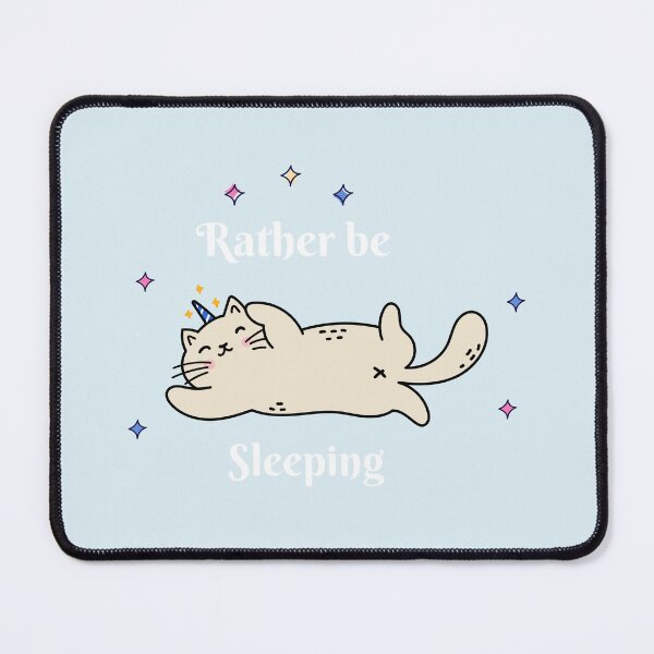 Item preview, Rather be Sleeping, cat designed and sold by QuirkETee.