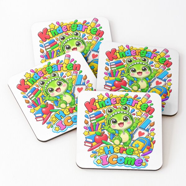 Item preview, Kindergarten Here I Come funny Frog designed and sold by QuiteOrbit.