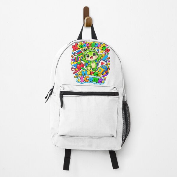 Item preview, Kindergarten Here I Come funny Frog designed and sold by QuiteOrbit.
