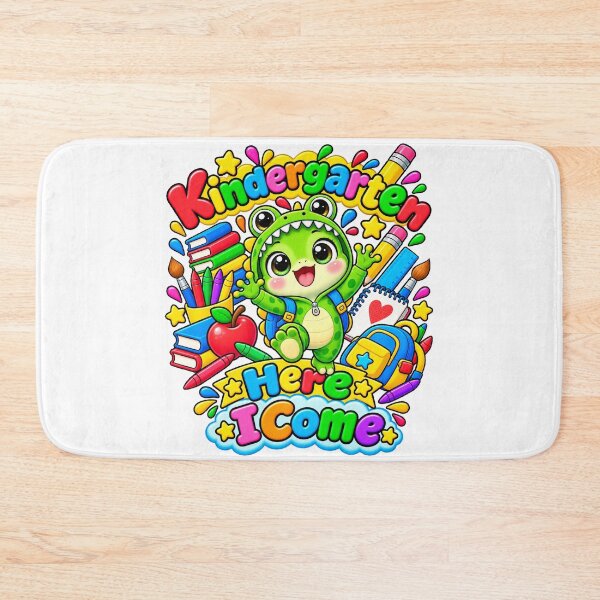 Item preview, Kindergarten Here I Come funny Frog designed and sold by QuiteOrbit.