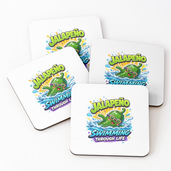 Item preview, Jalapeno Swimming Through Life designed and sold by Rosie's Wildflower Boutique.