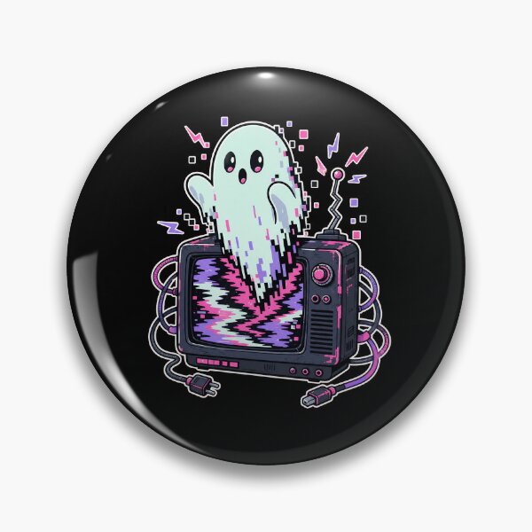 Item preview, adversarial Ghost Signal Retro TV Glitch Art designed and sold by Uglyandcute.