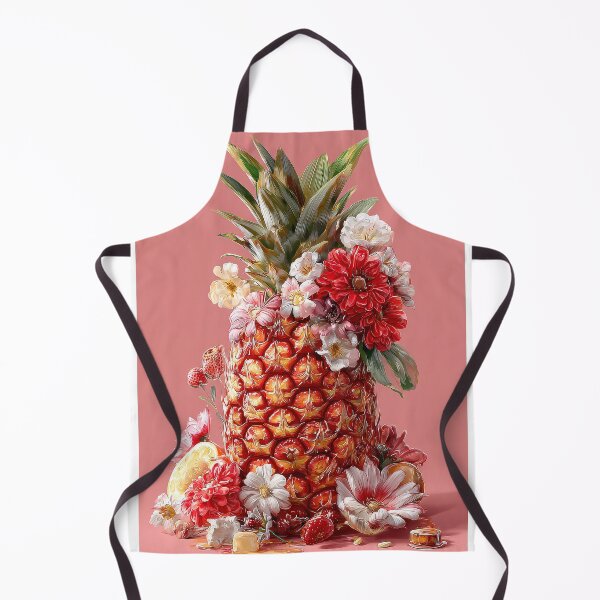 Item preview, Pineapple Tropical Fruits and Flowers designed and sold by Grafititee.