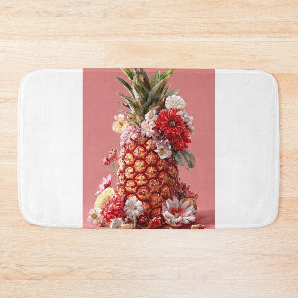 Item preview, Pineapple Tropical Fruits and Flowers designed and sold by Grafititee.