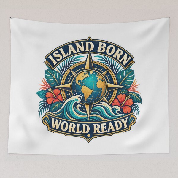 Item preview, Island Born, World Ready – Caribbean Heritage Travel Design designed and sold by CaribChroma.
