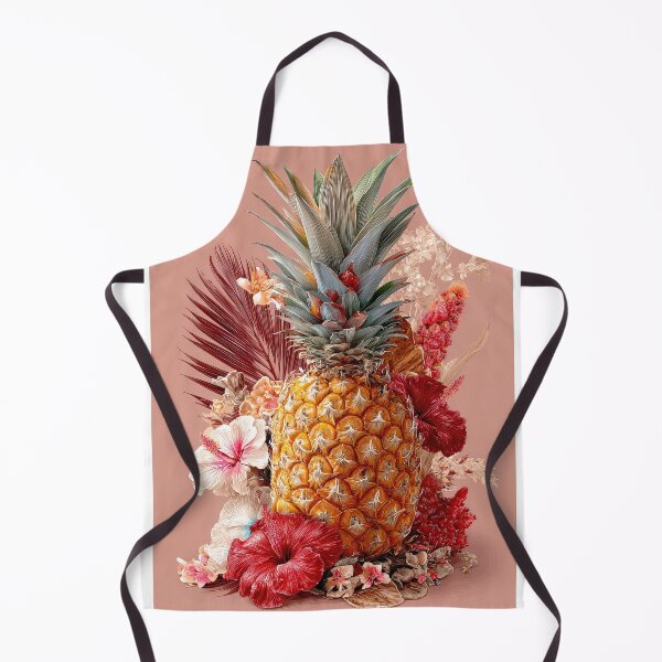 Item preview, Pineapple Tropical Fruits and Flowers designed and sold by Grafititee.