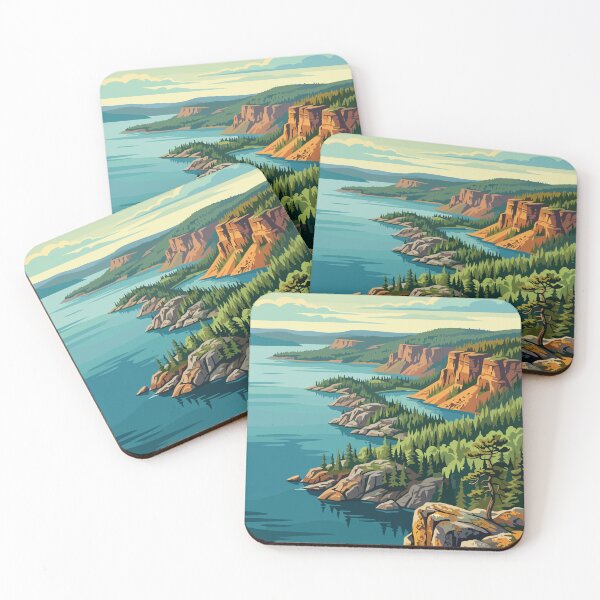 Item preview, Thaidene Nëné National Park Canada Travel Vintage designed and sold by RareDeerArt.