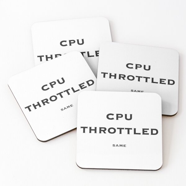 Item preview, CPU Throttled Same DevOps Shirt designed and sold by Power Designs.