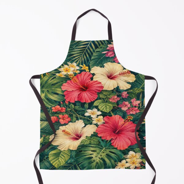 Item preview, Vibrant Tropical Floral Paradise - Vintage Hibiscus & Monstera designed and sold by wilnickvisuals.