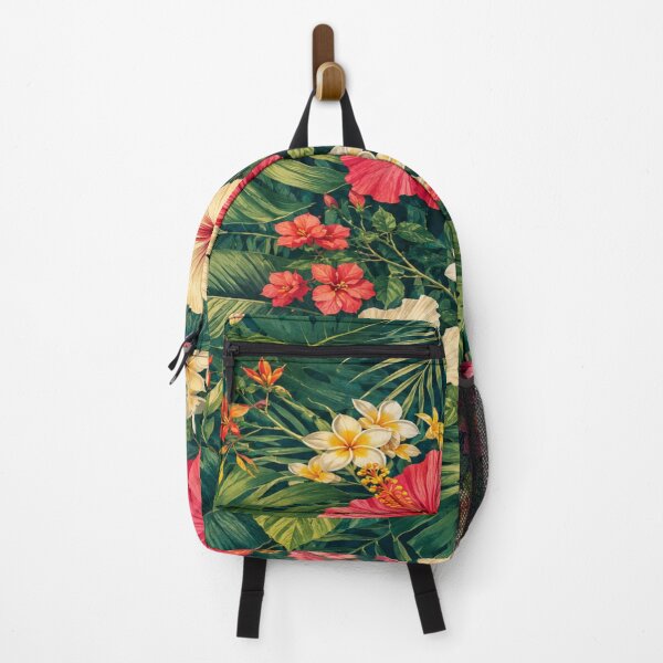 Item preview, Vibrant Tropical Floral Paradise - Vintage Hibiscus & Monstera designed and sold by wilnickvisuals.