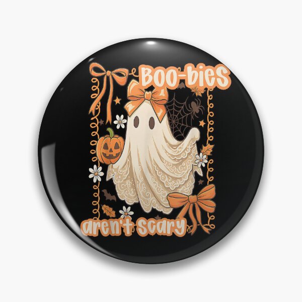 Item preview, Boo-Bies Aren’t Scary Cute Coquette Ghost Halloween designed and sold by VioletNance.