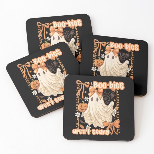 Item preview, Boo-Bies Aren’t Scary Cute Coquette Ghost Halloween designed and sold by VioletNance.