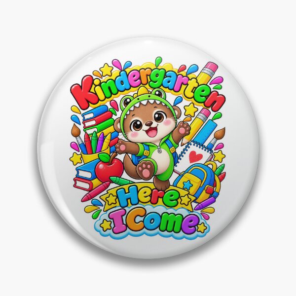 Item preview, Kindergarten Here I Come funny Otter designed and sold by QuiteOrbit.