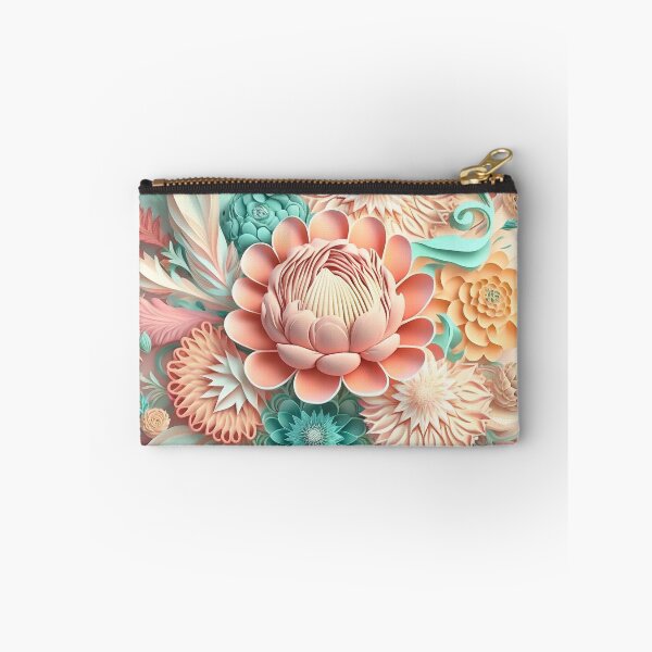 Item preview, Coral Protea on Pink and Aqua designed and sold by RAGANADesign.
