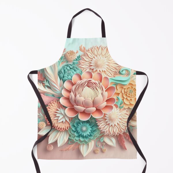 Item preview, Coral Protea on Pink and Aqua designed and sold by RAGANADesign.