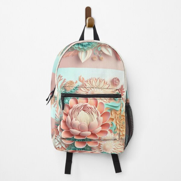 Item preview, Coral Protea on Pink and Aqua designed and sold by RAGANADesign.