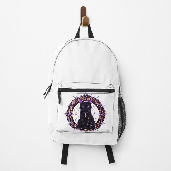 Item preview, adversarial Firewall Familiar Black Cat Cyber Art designed and sold by Uglyandcute.