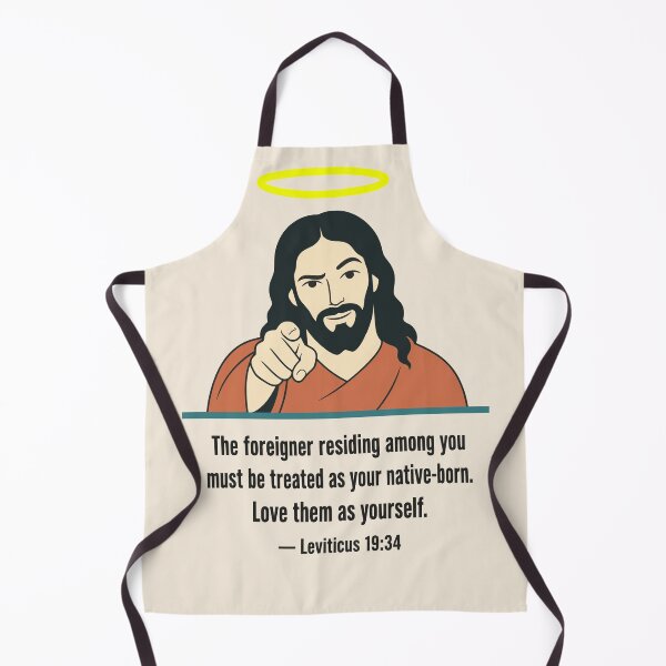 Item preview, Jesus Pointing at You – Leviticus 19:34 Love the Foreigner Bible Verse designed and sold by KungPowUnicorn.