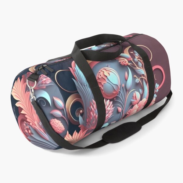 Item preview, Coral Blooms on Deep Navy Plum designed and sold by RAGANADesign.