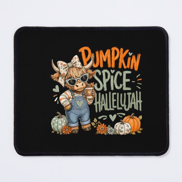 Item preview, Pumpkin Spice Hallelujah Cute Highland Cow Fall Y’all designed and sold by VioletNance.